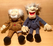 Disney Exclusive Muppets Show Waldorf & Statler Plush Soft Toys 11" approx.