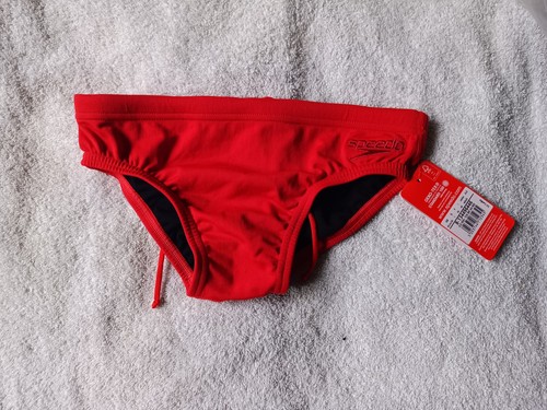 Boys red speedo endurance - red,