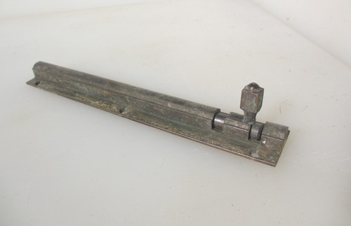 Antique brass door lock - door,