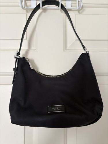 Kate spade black nylon - kate, hobo