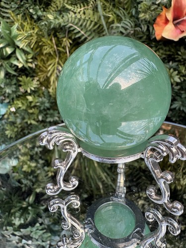 Rainbow green fluorite crystal - rainbow,