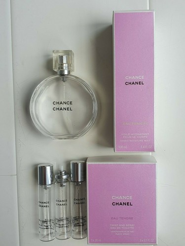 Chanel chance 100ml edt - chance, empty