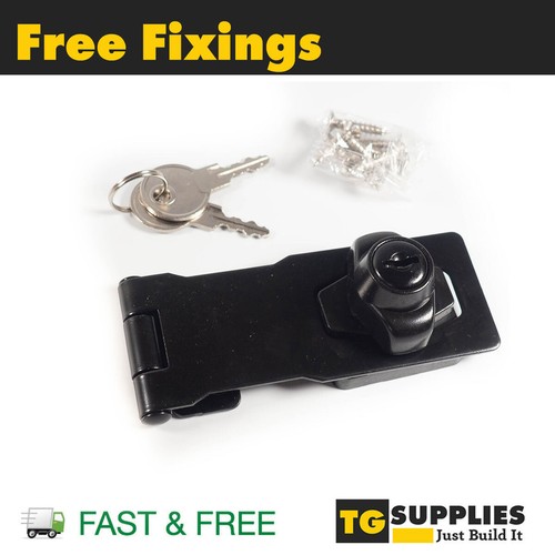 Locking hasp and staple with - hasp,
