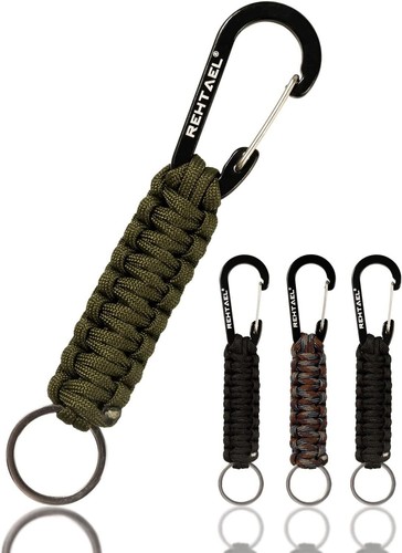 Parachute rope keychain pack - parachute, 4-pack
