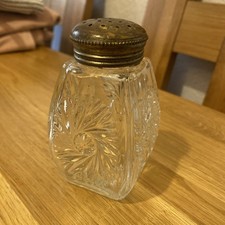 Vintage Pressed Glass Sugar