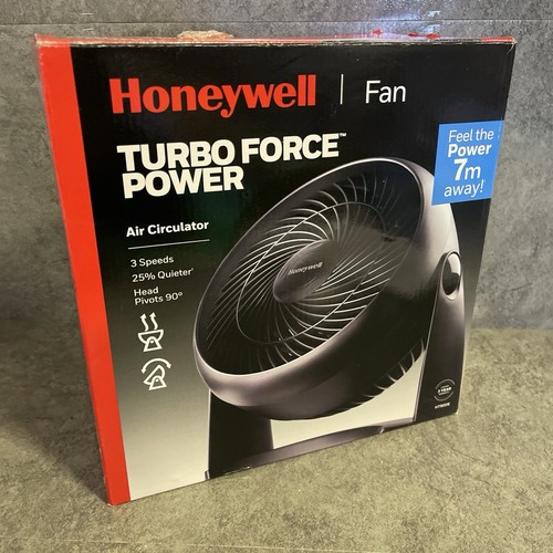 Honeywell turbo black desk fan - black,