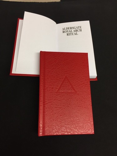 Masonic aldersgate ritual book - masonic,