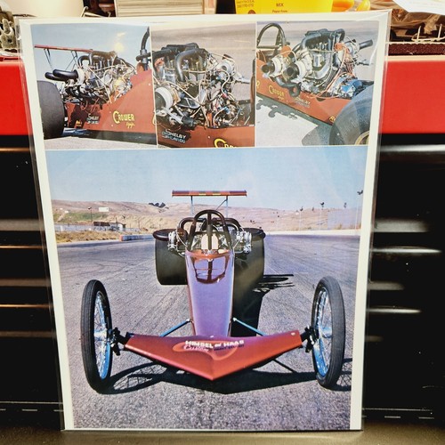 Vintage drag racing magazine - vintage,