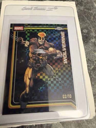 Topps chrome marvel wolverine - chrome,