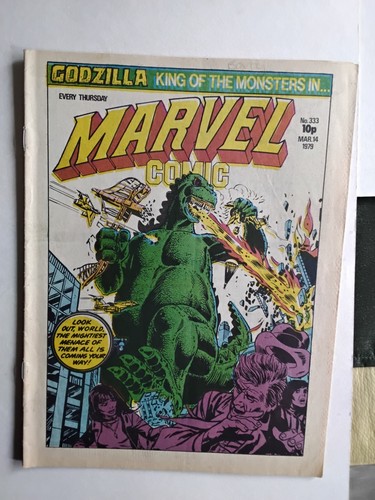 Marvel comic 1979 all godzilla - comic,