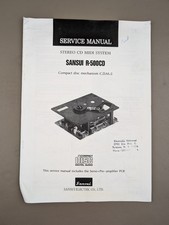 Sansui R-500CD Stereo CD Midi System Service Manual D-2071