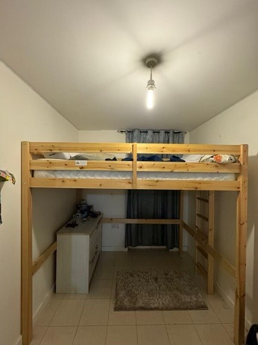 Loft bunkbed double 4ft high - double,