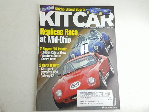 Kit car magazine november - magazine,