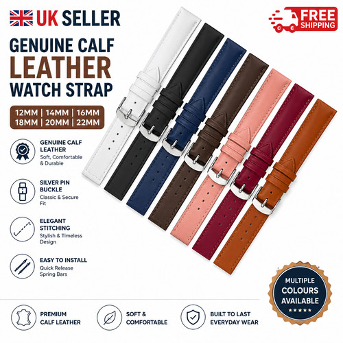 Ladies leather watch - leather, strap