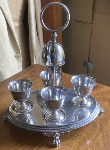 Vintage wmf silver plate egg - vintage,