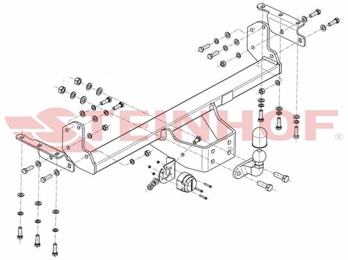 Tow bar for nissan - tow, nevara