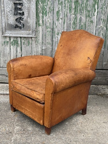 Antique french leather - french,
