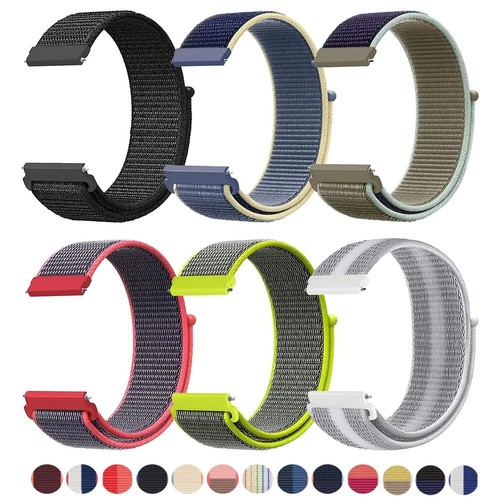 20mm 22mm woven nylon sport - 22mm,