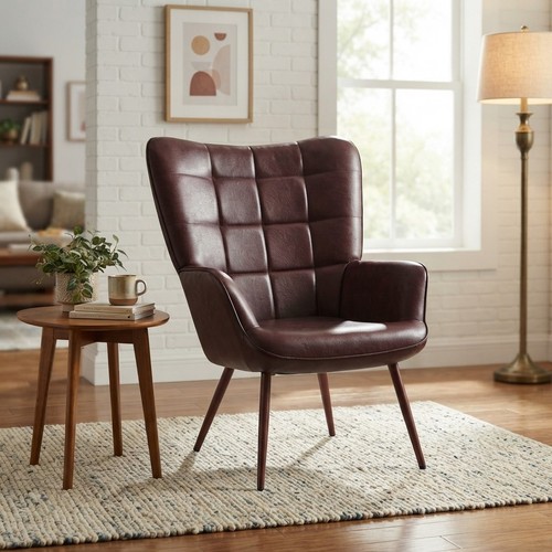 Elegant faux leather - faux,
