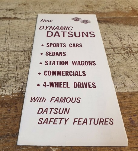 1965 datsun nissan range - nissan,