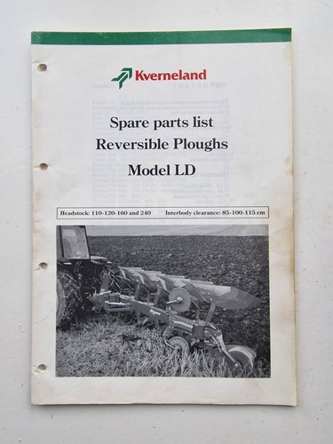 Kverneland plough parts - ld,