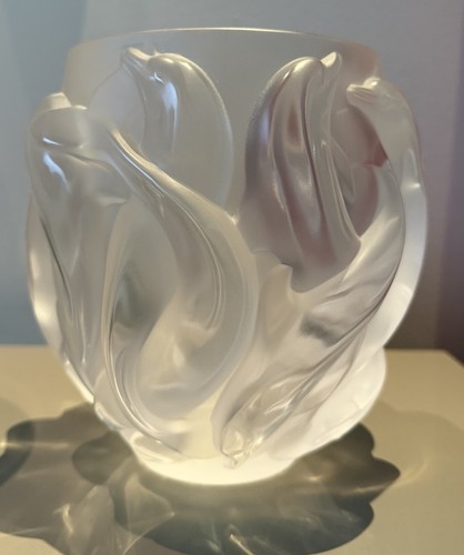 Lalique french glass dolphin - french,