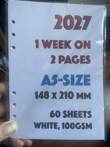 Stay organized with 2027 - organized, a5