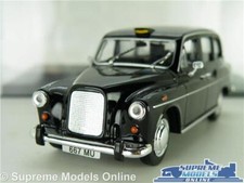 LONDON TAXI MODEL CAR BLACK FX4 CAB 1989 FAIRWAY 1:43 SCALE LEO + CASE K8