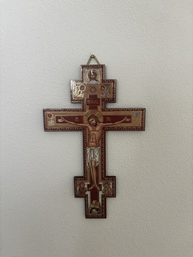 Orthodox iconic cross with - orthodox,