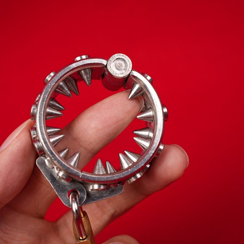 Metal scrotum ball stretcher - metal,