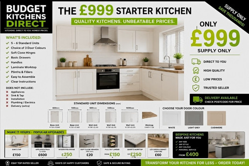 Budget kitchens direct starter - budget,