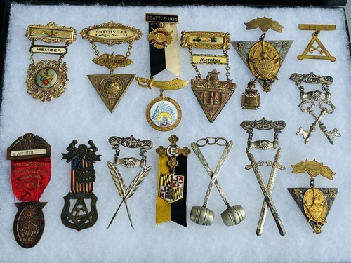 Vintage fraternal medals lot - vintage,