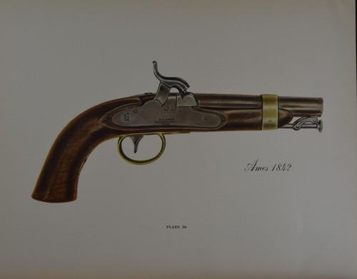 Antique flintlock gun pistol - flintlock,