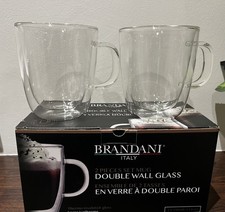 Double Wall Glass Mug SET 2