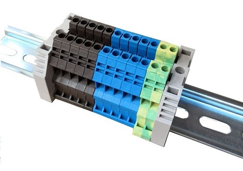 Dinkle 5mm din rail terminal - din,
