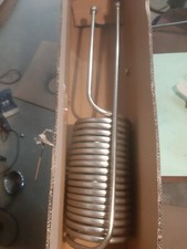 Heat Exchanger Swimming Pool Heater Stainless Steel 15mm, Badebottich