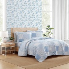 Laura Ashley Twin Quilt Set