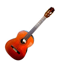 Rare Vintage Kimbara Classical Guitar Model No. 20, Made in Japan