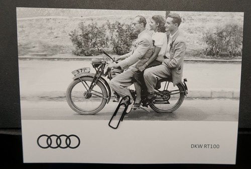 Photo postcard audi museum - photo,