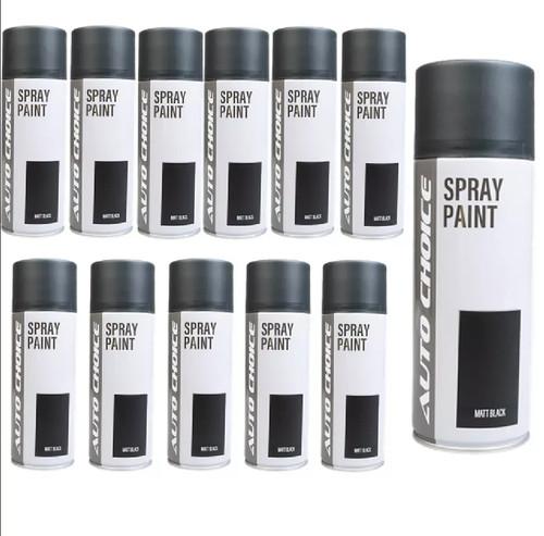 Aerosol matt black - 12, x