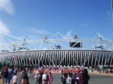PHOTO  OLYMPIC STADIUM TAKEN ON DAY 7 OF THE PARALYMPICS 2012