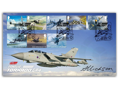 Jet aircraft signed - signed, mandy