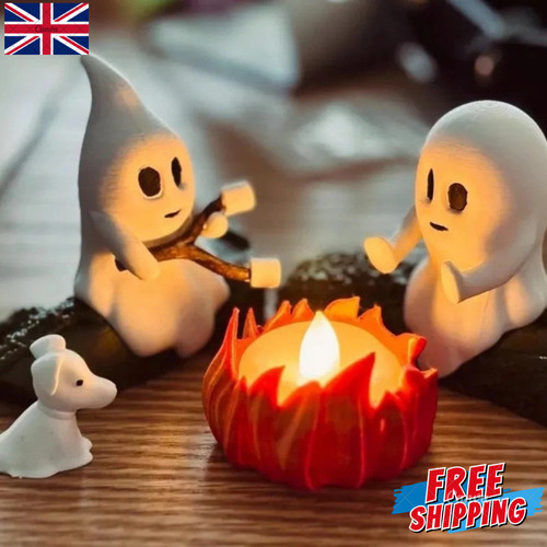 Set halloween ghost campfire - 1,