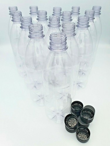 Clear plastic 500ml pet - pet, screw