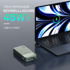 Power Bank 20000mAh 45W USB