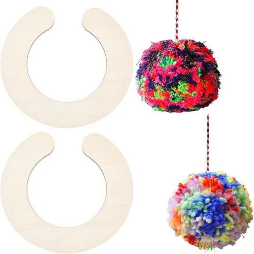 2pcs wood pom - 2pcs, maker