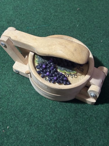 Vintage wooden grape - vintage,