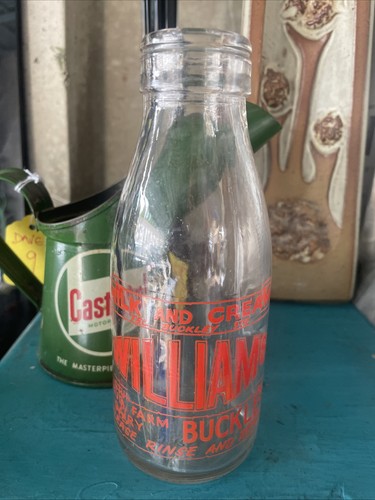 Vintage milk bottles - ,, willams