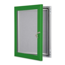 Green Outdoor Lockable Pin Notice Boards