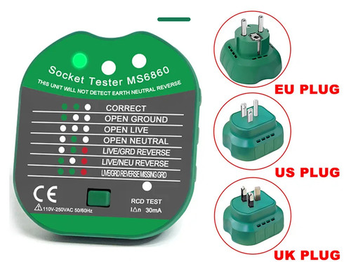 Socket plug tester voltage - socket,